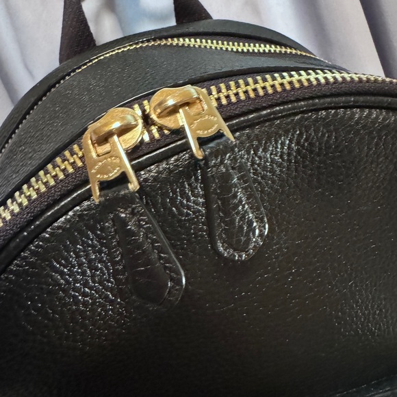 Coach Court Pebbled Leather Backpack - Picture 3 of 6